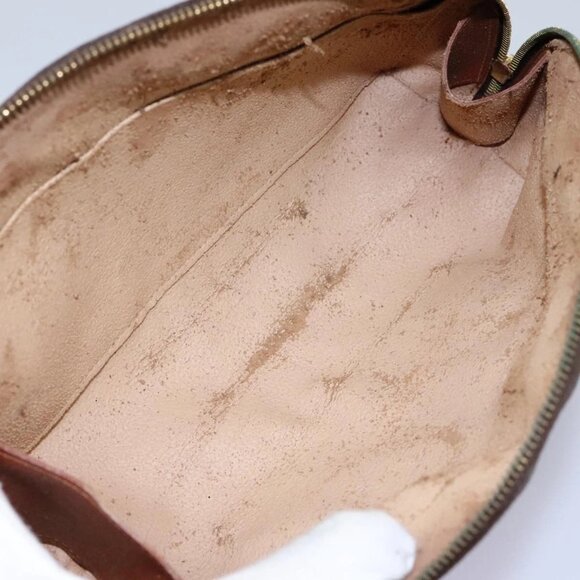 LOUIS VUITTON Monogram Trousse Demi Ronde Cosmetic Pouch M47520 LV Auth 112798 - Picture 14 of 16